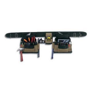 Custom Leathercraft 17 Pocket Tool Belt Work Apron   4 Piece Set   Tool Belts