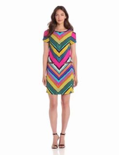 Calvin Klein Women's Printed Sheath Dress With Pocket, Multi, 8 at  Womens Clothing store: