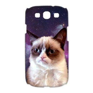 Custom Grumpy Cat 3D Cover Case for Samsung Galaxy S3 III i9300 LSM 831 Cell Phones & Accessories