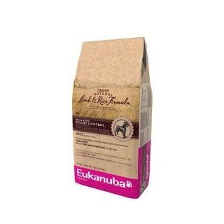 Eukanuba Natural Adult Medium Breed Weight Control Lamb & Rice Formula Dry Dog Food : Dry Pet Food : Pet Supplies