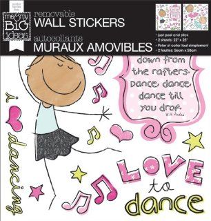 me & my BIG ideas Removable Wall Sticker, Love To Dance   Wall D?cor Stickers