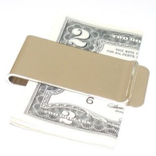Bey Berk International Silver Plated Money Clip   Mens Jewelry Boxes