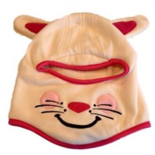 Faded Glory Toddler Girls Kitty Cat Face Mask Stocking Cap Beanie Hat: Infant And Toddler Hats: Clothing