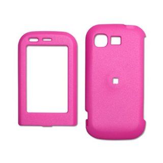 Fashionable Perfect Fit Hard Protector Skin Cover Cell Phone Case for LG Tritan AX 840 / UX 840 Alltel,U.S. Cellular   HOT PINK: Cell Phones & Accessories