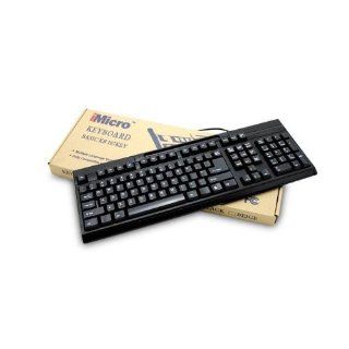 iMicro KB US819EB Basic USB English Keyboard (Black): Computers & Accessories