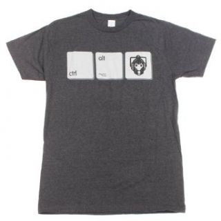 Doctor Who Cyberman Ctrl Alt Del T Shirt Size : X Small at  Mens Clothing store: Fashion T Shirts
