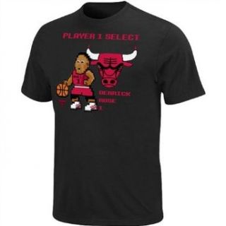 NBA Exclusive Collection Chicago Bulls Derrick Rose Youth (Sizes 8 20) 8 Bit T Shirt : Basketball Apparel : Sports & Outdoors