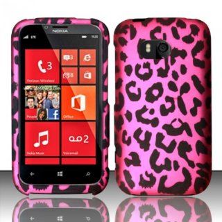 Nokia Lumia 822 Case (Verizon) Rich Leopard Design Hard Cover Protector with Free Car Charger + Gift Box By Tech Accessories: Cell Phones & Accessories