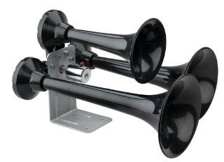 Wolo Model  847 Siberian Express Black ABS Triple Trumpet Air Horn   Requires An On Board Air System: Automotive