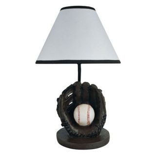 ORE International 31604BB Baseball Accent Lamp   Nursery Decor