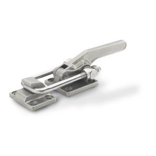 JW Winco Series GN 852 NI Stainless Steel Latch Type Toggle Clamp with Mounting Holes, Pulling Latch and Latch Bracket, Type T2, Metric Size, Clamp Size 1400, 14000 Newton Holding Capacity: Industrial & Scientific