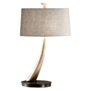 Feiss Armand 10084ESL Table Lamp   13W in.   Ebonized Silver Leaf   Table Lamps