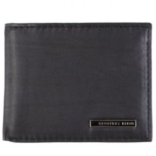 Geoffrey Beene Mens Textured Genuine Leather Bifold Passcase Wallet at  Mens Clothing store