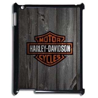 Personalized Motorcycle Harley Davidson Wood Look Ipad 2/3/4 Hard Plastic Case Cover: Cell Phones & Accessories