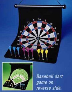 Sharper Image Dual Baseball Classic Darts & Flexible Magnetic Dart Board : Dartboards : Sports & Outdoors