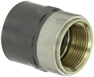 Spears 835 BR Series PVC Pipe Fitting, Adapter, Schedule 80, Gray, 3/4" Socket x Brass NPT Female: Industrial Pipe Fittings: Industrial & Scientific