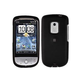 HTC Hero (Sprint) Black Rubber Feel Hard Case Cover w/Belt Clip: Cell Phones & Accessories