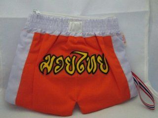 Muay Thai Orange Purse Boxing MMA DIY Applique Embroidered Sew on Patch  Other Products  