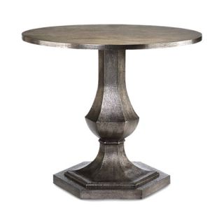 Stein World Metallic Finish Pedestal Table   End Tables