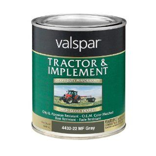 Valspar 4432 22 Massey Ferguson Gray Tractor and Implement Paint   1 Quart: Automotive