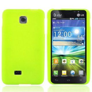 CoverON(TM) Soft Silicone NEON GREEN Skin Cover Case with for LG P870 ESCAPE / 870 SALEEN ATT [WCP864]: Cell Phones & Accessories