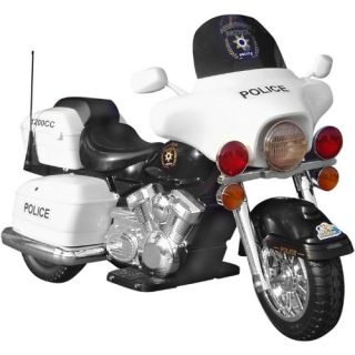Jet Runner Patrol Motorcycle Battery Powered Riding Toy   Battery Powered Riding Toys
