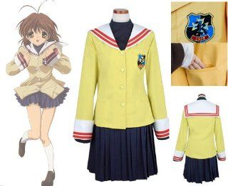 Clannad Cosplay Costume School Girl Uniform Winter Version Toys & Games