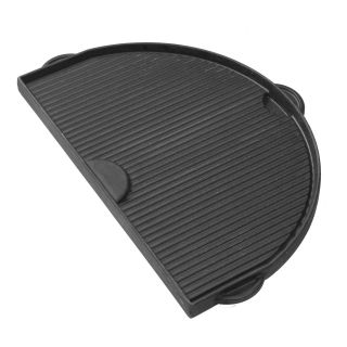 Primo Half Moon Cast Iron Griddle   Kamado Grill Accessories