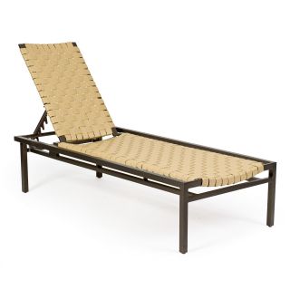 Woodard Salona Strap Adjustable Chaise Lounge Chair   Outdoor Chaise Lounges