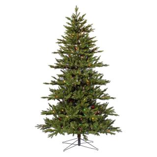 7.5 ft. Noble Fir Medium Pre lit Multi LED Christmas Tree   Christmas Trees