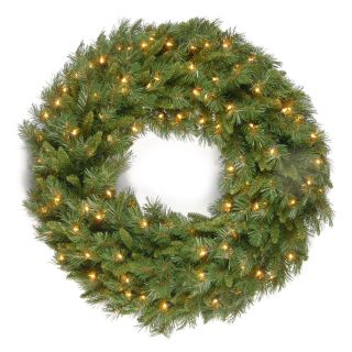 36 in. Tiffany Fir Pre Lit Christmas Wreath   Christmas Wreaths