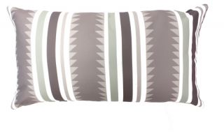 Divine Designs Sedona Outdoor Pillow   24L x 14W in.   Gray / White   Outdoor Pillows