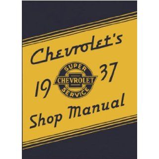 1937 Chevrolet Chevy Car Truck Shop Service Repair Manual 37 (with Decal): GM CHEVY CHEVROLET: Books