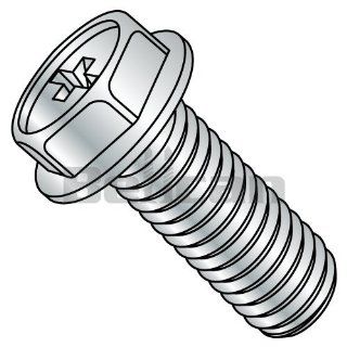 Bellcan BC 0803MPW Phillips Indented Hex Washer Machine Screw Fully Threaded Zinc #8 32 X 3/16 (Box of 10000): Industrial & Scientific