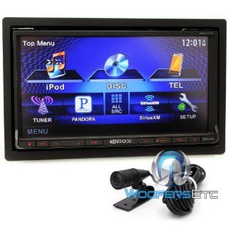Kenwood Ddx770 Tv 7" Screen Double Din Cd Dvd Usb Pandora Eq 200w Amp Bluetooth  Vehicle Dvd Players 