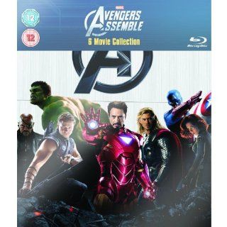 Marvel Avengers Assemble 6 Movie Collection Iron Man 1 2, Incredible Hulk, Thor, Captain America, and Avengers Assemble [Blu Ray] NEW Movies & TV