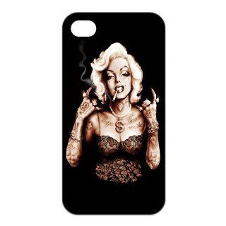 BingoBox Marilyn Monroe Zombie Snap On Hard Back Fits Case Cover for iphone 4 4s DIY4S0167: Cell Phones & Accessories