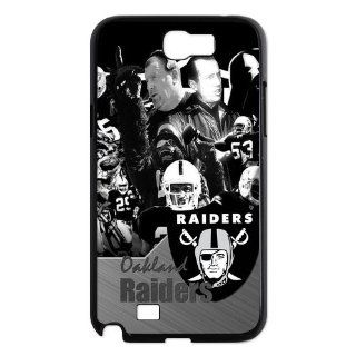 Diystore Custom New Style NFL Oakland Raiders Logo Cover Hard Plastic Samsung Galaxy Note 2 N7100 Case: Electronics