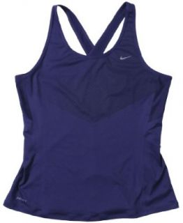  : Nike Women's Speed Dri Fit Running Tank Top (Night Blue) (Large) : Athletic Tank Top Shirts : Clothing