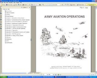 U.S. Army FM 1 100 Army Aviation Operations Field Manual Guide Book on CD ROM 