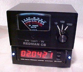 Redman CB RM1001 Watt Meter AM/SSB FC30RT Frequency Counter BigFoot: Electronics