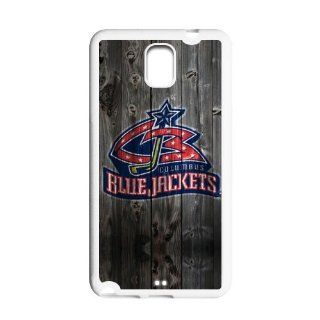Personalized Wood Background NHL Columbus Blue Jackets Samsung Galaxy Note 3 N900 Case with Wood Background NHL HD image: Cell Phones & Accessories