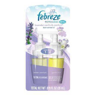 Febreze Noticeables Refill Lavender Vanilla and Comfort Air Freshener, 0.879 Fluid Ounce: Health & Personal Care