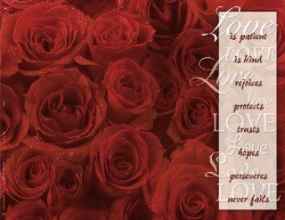 100 Wedding Programs Bulletins Red Roses Love Is Patient  855 : Other Products : Everything Else