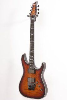 Schecter Guitar Research Hellraiser C 1 FR Extreme Electric Guitar Three Tone Sunburst Satin 886830751899: Musical Instruments
