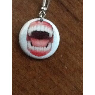 Open Mouth Dentist Dental Hygienist Dangle Earrings Jewelry 1 inch Buttons 12197130: Jewelry