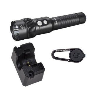 FENIX RC15 Rechargeable 860 Lumen Cree XM L U2 LED Flashlight with Car / Home charger and Smith & Wesson CaraBeamer LED Clip Light.: Electronics