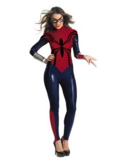 Adult Costume Spider Girl Bodysuit Adult Costume 12 14 Halloween Costume: Adult Sized Costumes: Clothing