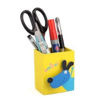 Cute Cartoon Mouse Memo Clip Wood Desk Pen Pencil Organiser Cup Holder: Health & Personal Care