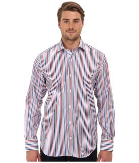 TailorByrd Cognac L/S Shirt Mens Long Sleeve Button Up (Red)